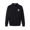 Varsity Button | Mock Neck Knit Sweater