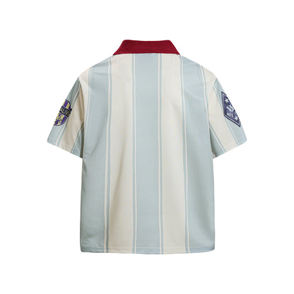 Retro Striped Football Club Jersey T-Shirt