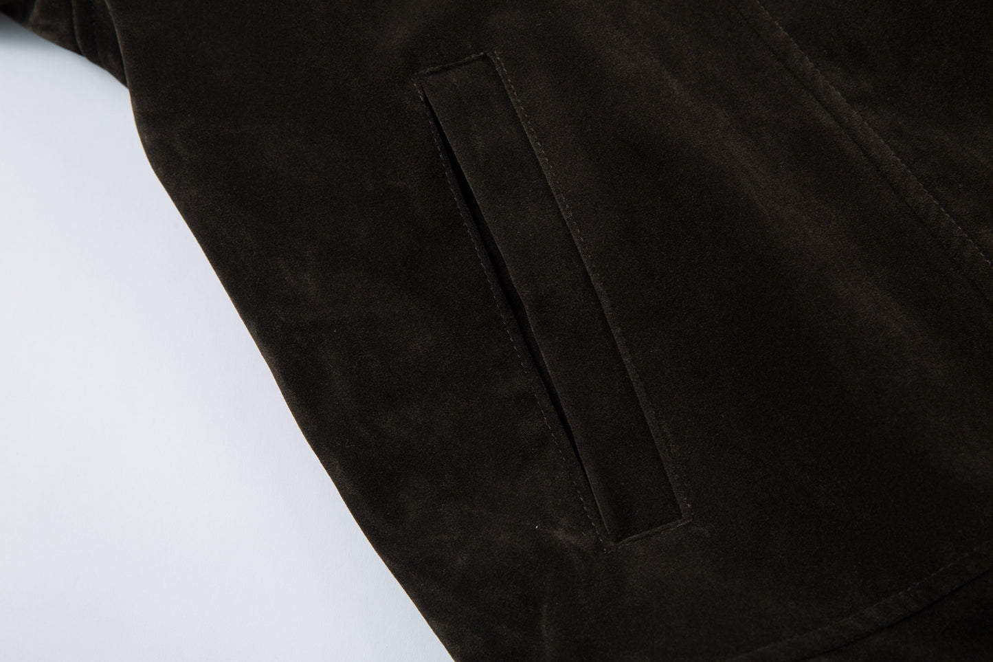 Retro Unique Metal Button Lapel Suede Bomber Jacket