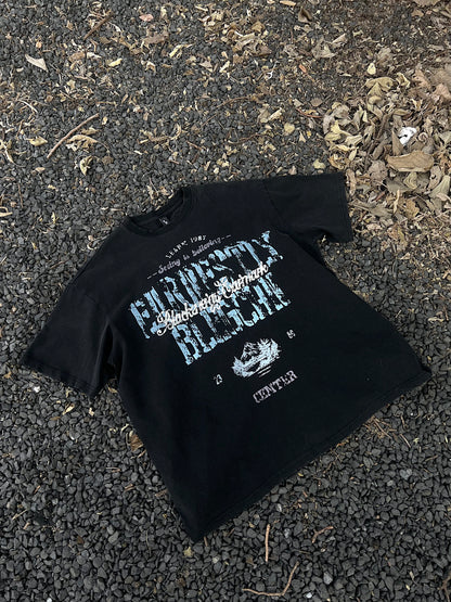 Vintage Washed Mountain Graphic T-Shirt