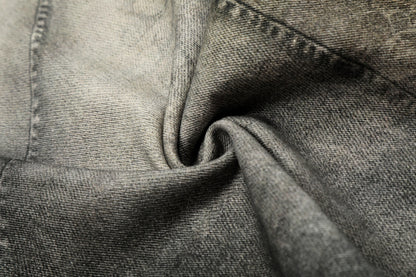 Vintage Heavy Distressed Washed Barrel Jeans