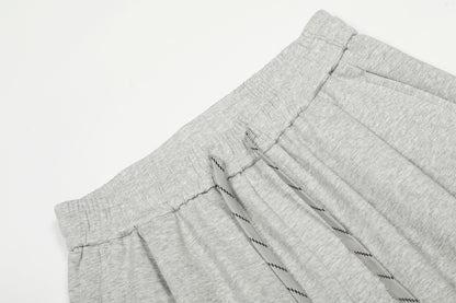 Drawstring Wide Leg Relaxed Sweatpants