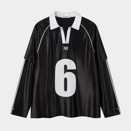 Number 6 | Long Sleeve T-Shirt - Santo 