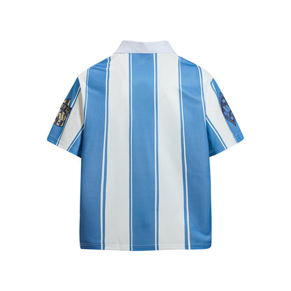 Retro Striped Football Club Jersey T-Shirt