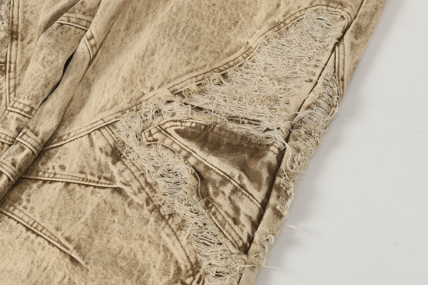 Fray Flair | Veste en jean effilochée