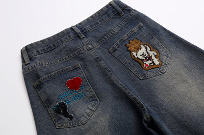 Fray Flair | Veste en jean effilochée