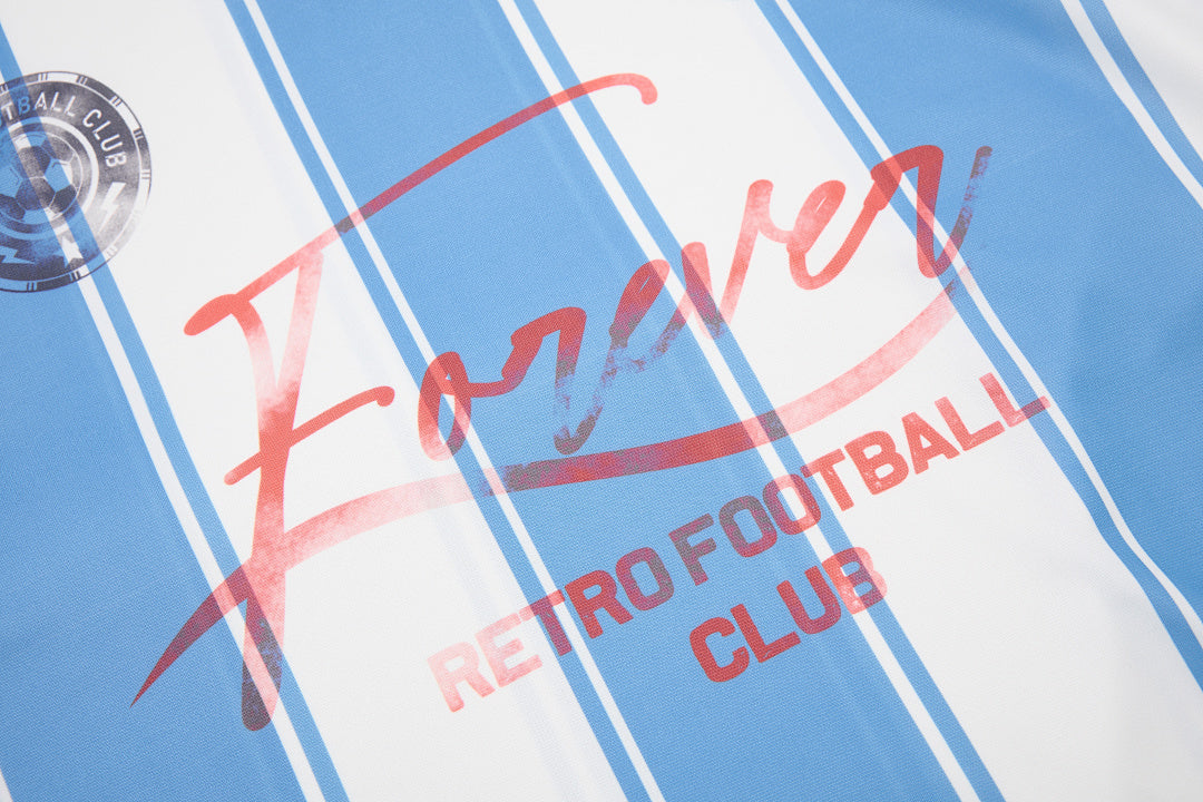 Retro Striped Football Club Jersey T-Shirt