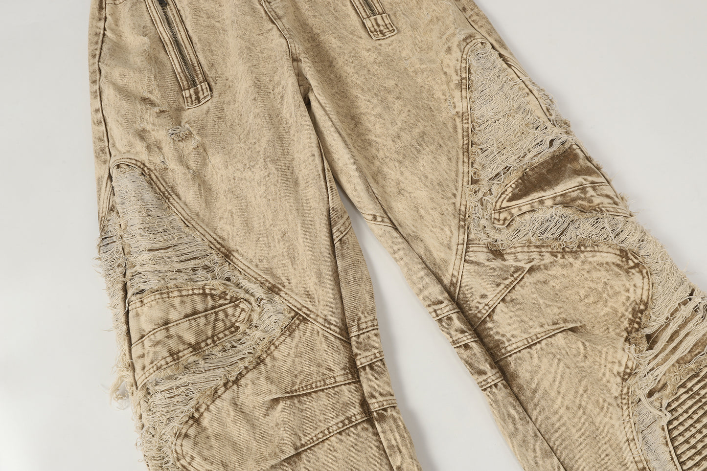 Fray Flair | Veste en jean effilochée