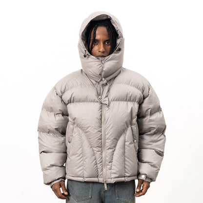 Padded Hooded Zip | Puffer Jacket - Santo 
