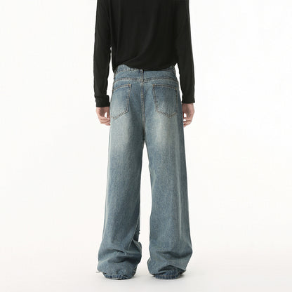 Jeans leopardati con coulisse