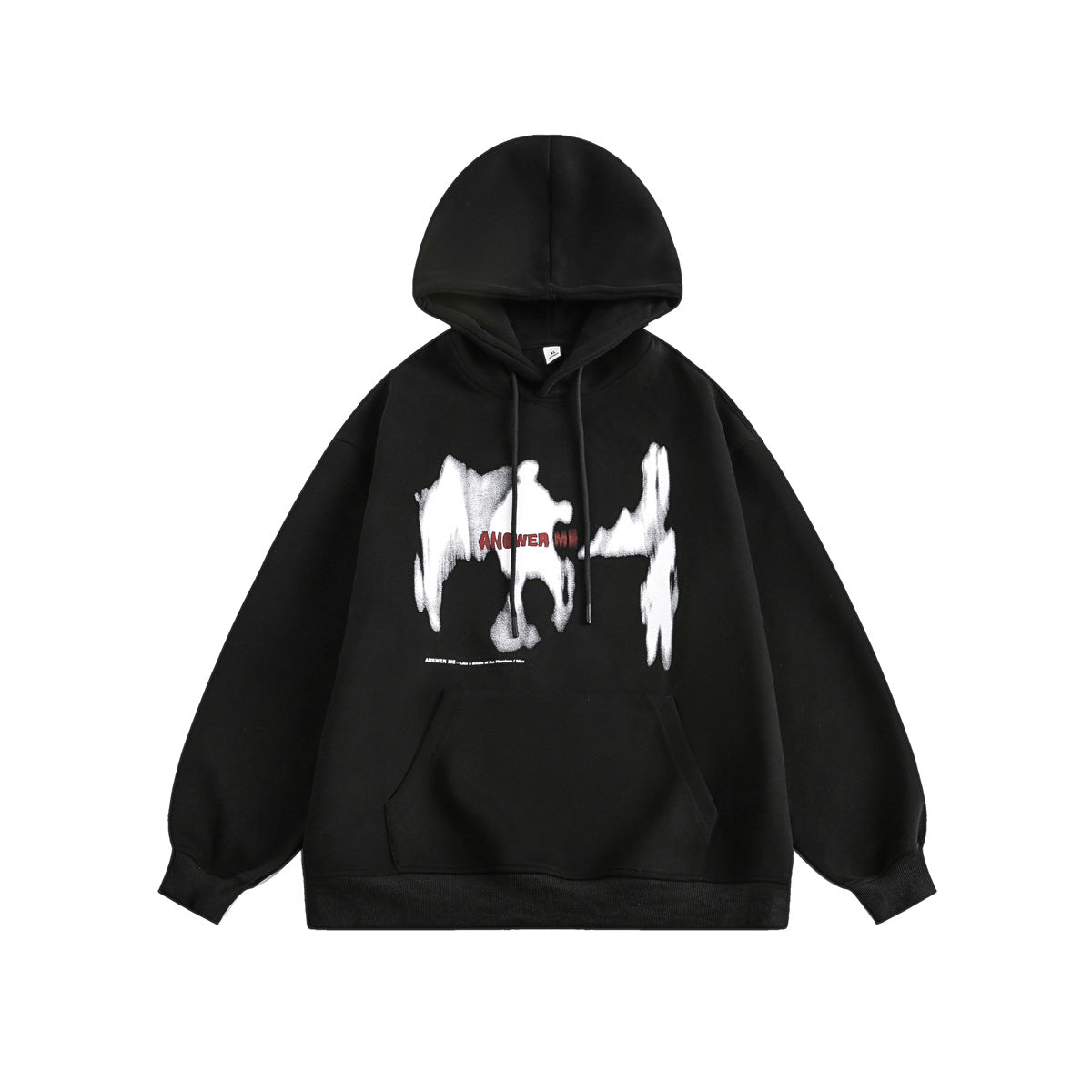 Shadow Wave | Y2K Inspired Graphic Hoodie - Santo 