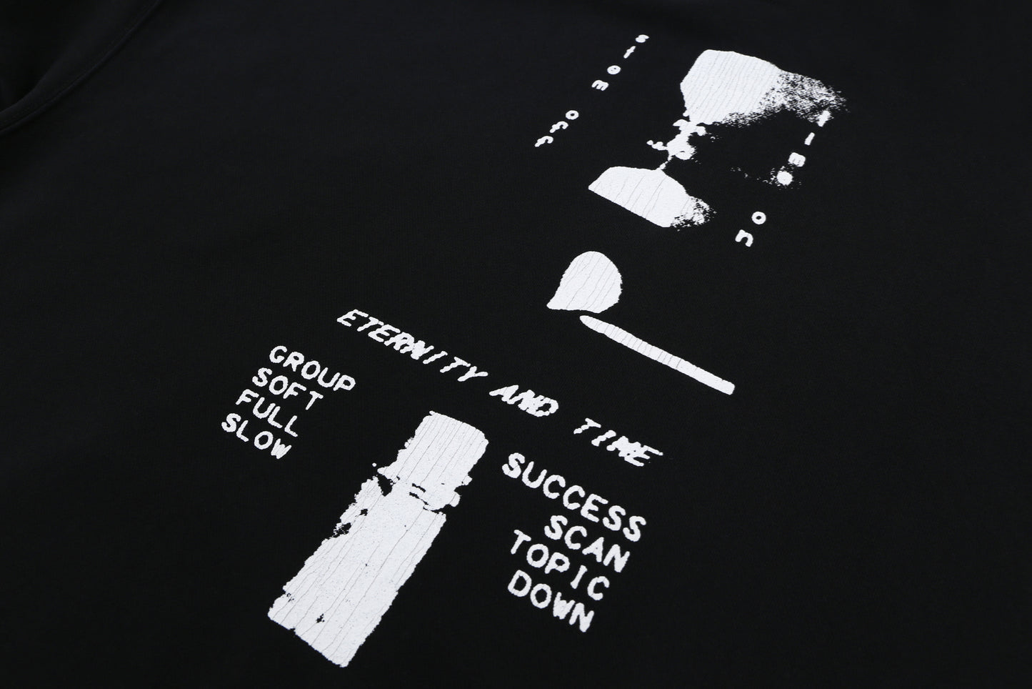 Abstract Look | Artistic Print Hoodie - Santo 