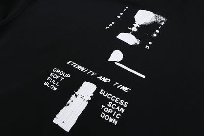 Abstract Look | Artistic Print Hoodie - Santo 