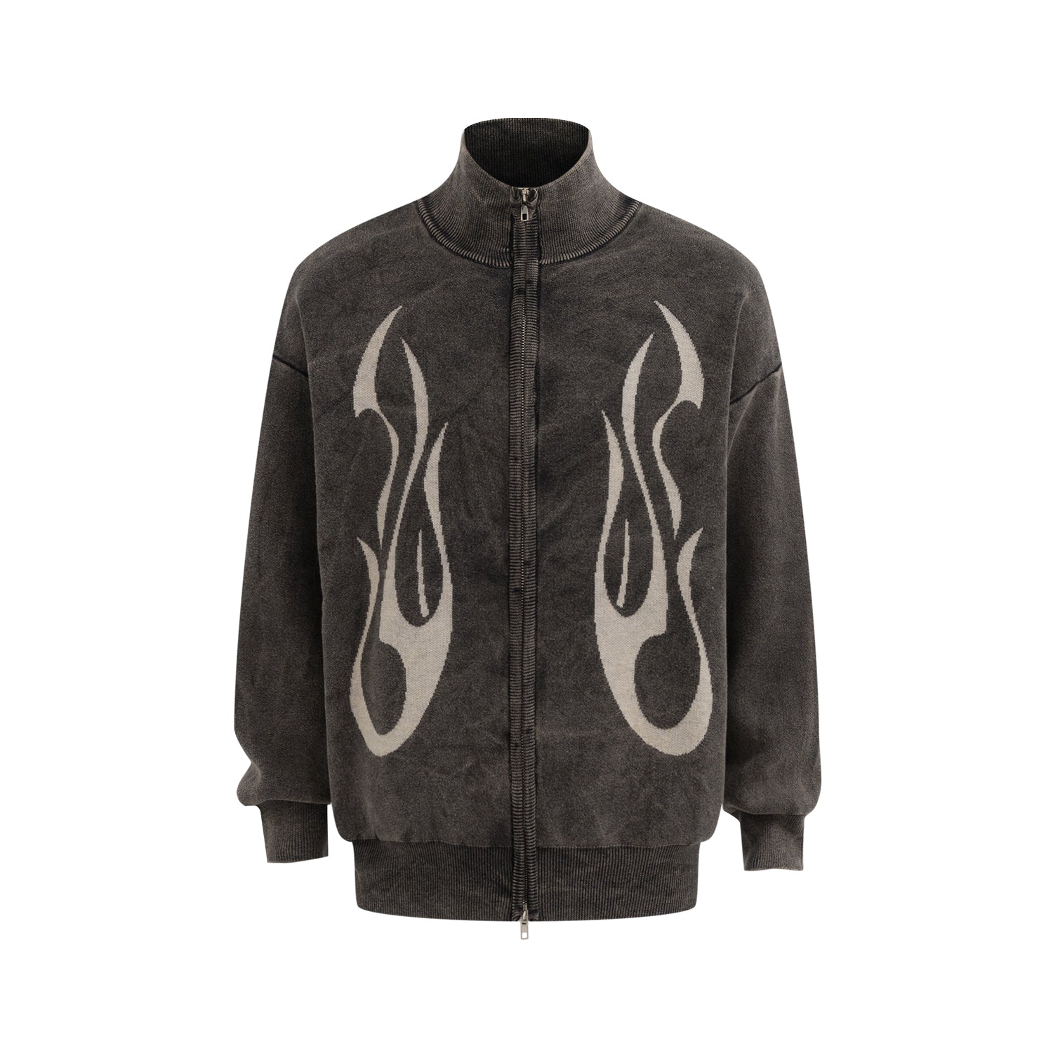 Eye-Catching Design | Flame Pattern Jacket