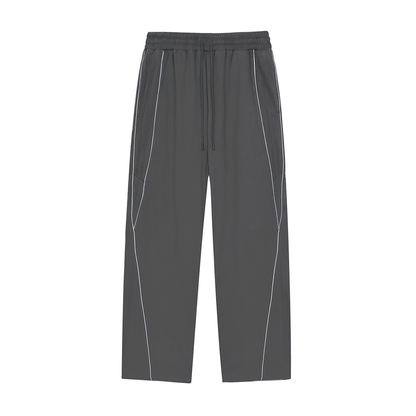 SANTO ORIGINAL - Striped Straight-Leg Joggers