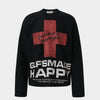 Distressed Cross Graphic | Punk Sweatshirt