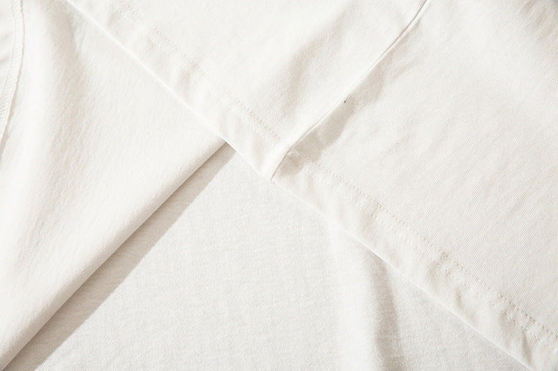 Star Patch | Hip Hop Embroidery Graphic T Shirt - Santo 