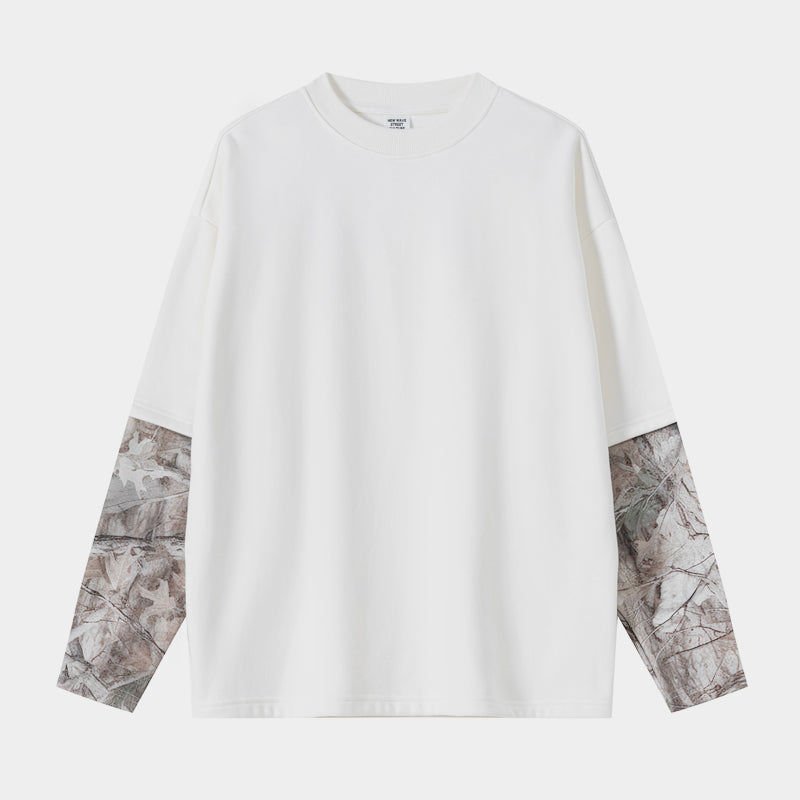 Woodland Camo| Long Sleeve T-Shirt - Santo 