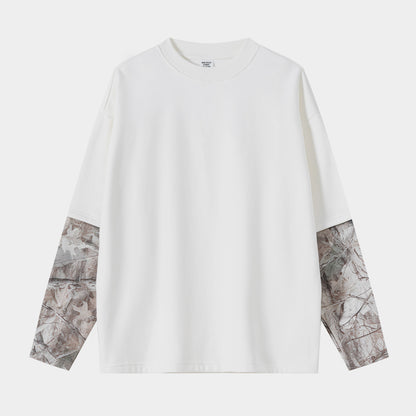 Woodland Camo| Long Sleeve T-Shirt - Santo 
