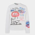 Abstract Graffiti Graphic | Casual Sweatshirt - Santo 