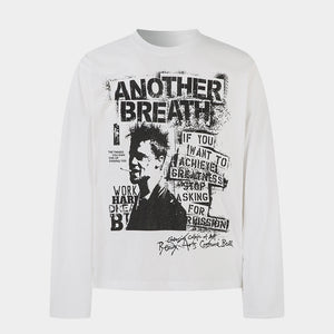 Grunge Portrait Print | Graphic Sweatshirt - Santo 