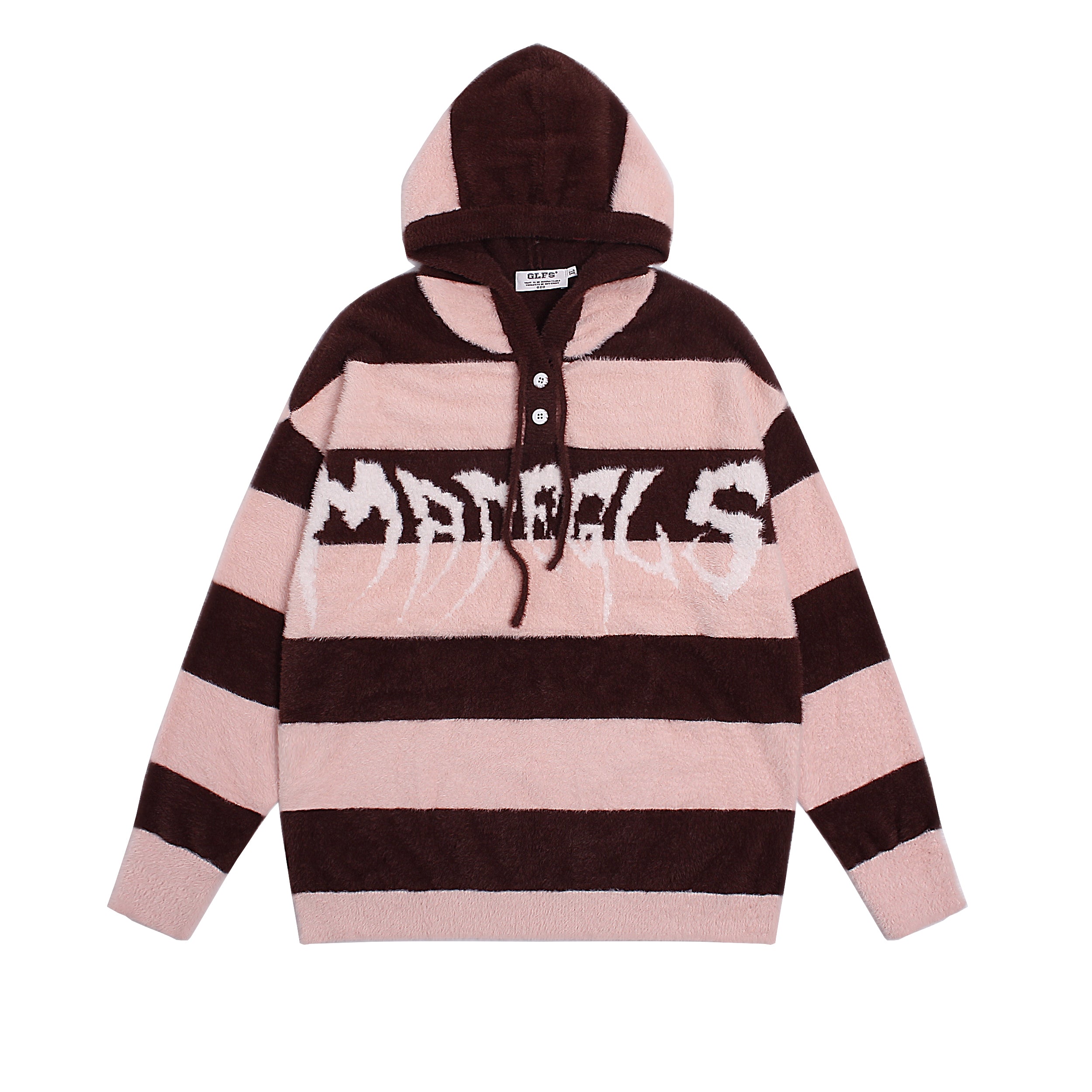 Madtails | Bold Striped Graphic Hoodie