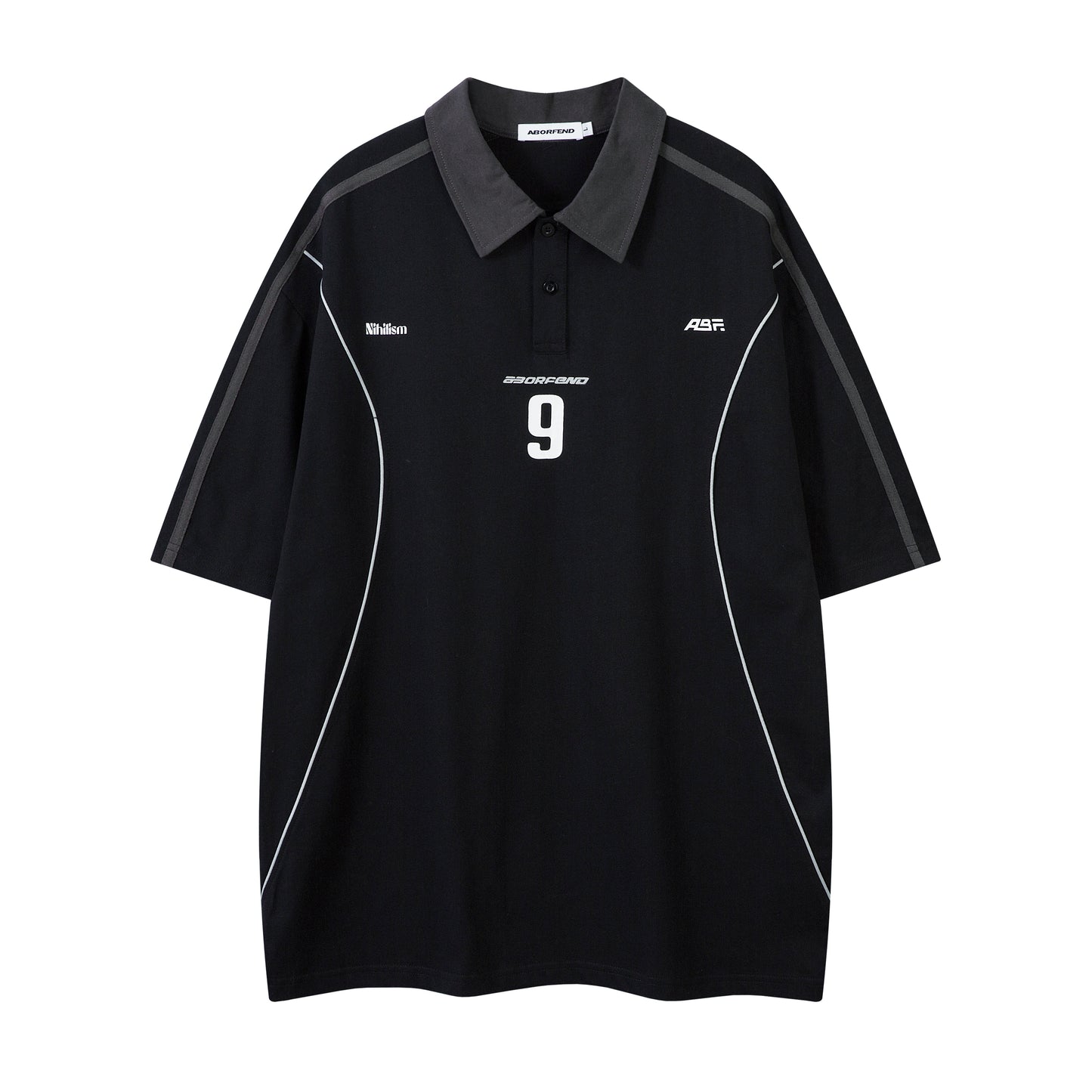 NO.9 | Sporty Polo Soccer Jersey - Santo 