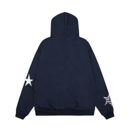 Star Print | Retro Hoodie - Santo 