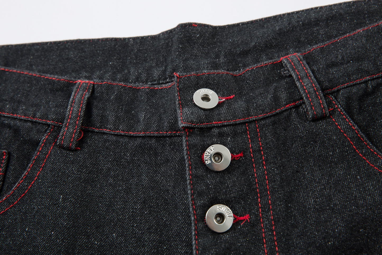 Iron Cross Embroidered | Baggy Jeans - Santo 