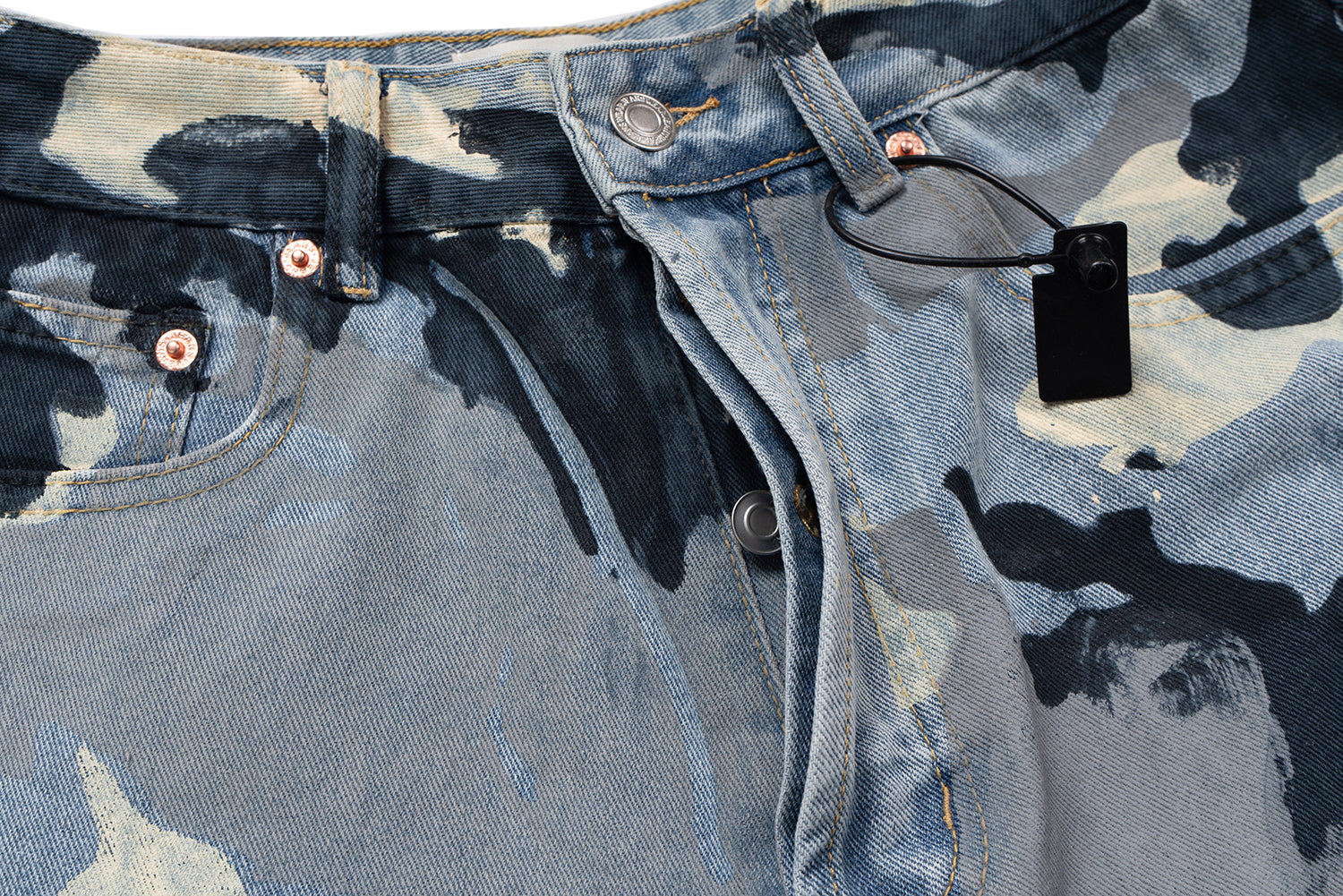 Camo Wide Leg | Baggy Jeans - Santo 