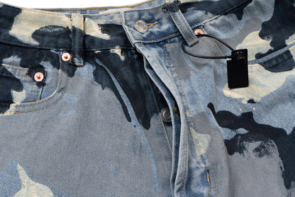 Camo Wide Leg | Baggy Jeans - Santo 