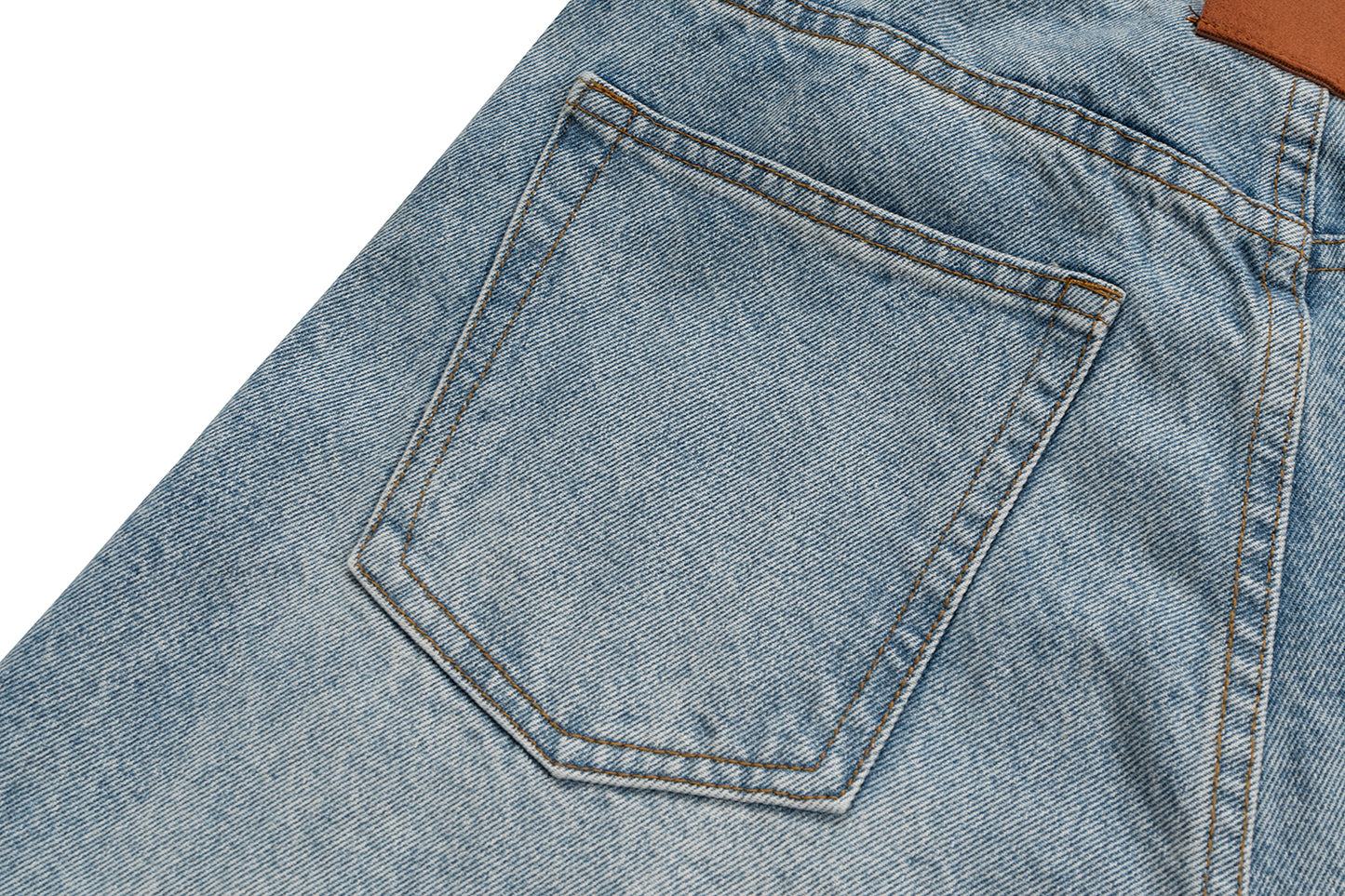 Stacked Washed Blue | Wide Jeans - Santo 