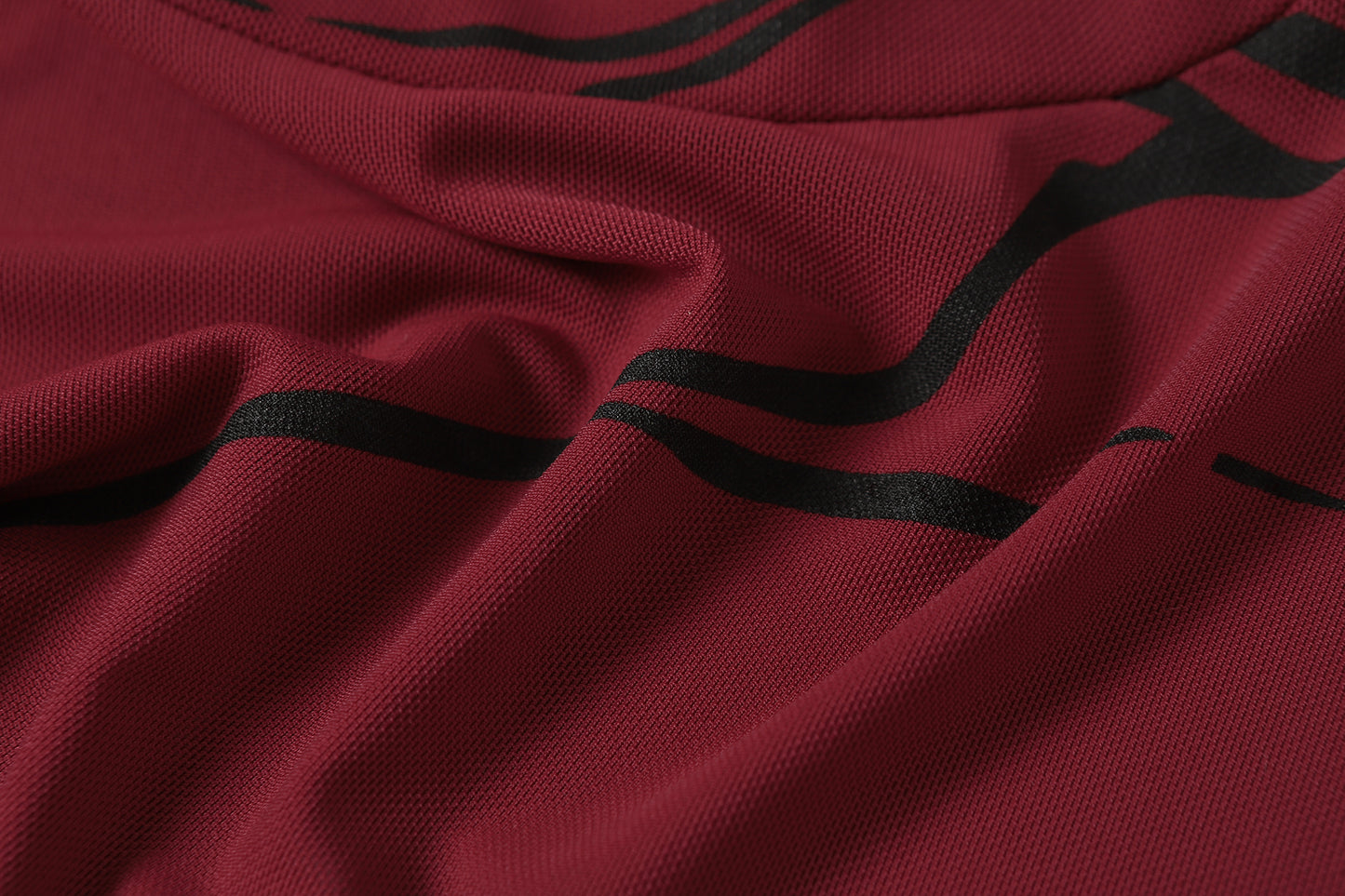 Abstract Line Graphic | Turtleneck Sweatshirt - Santo 