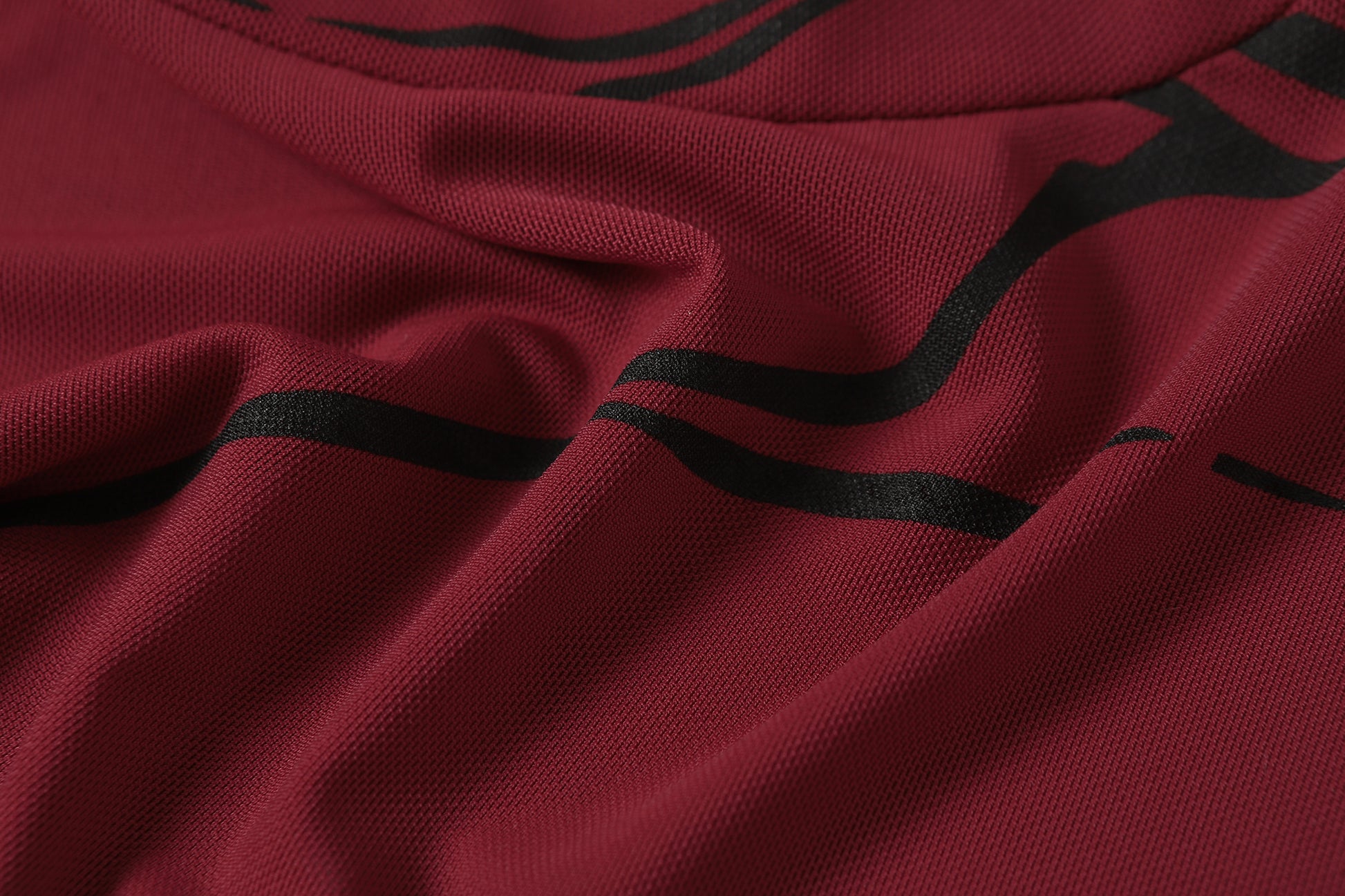 Abstract Line Graphic | Turtleneck Sweatshirt - Santo 