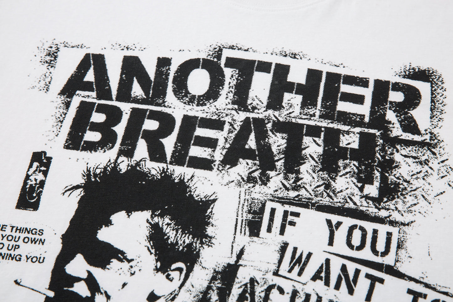 Grunge Portrait Print | Graphic Sweatshirt - Santo 