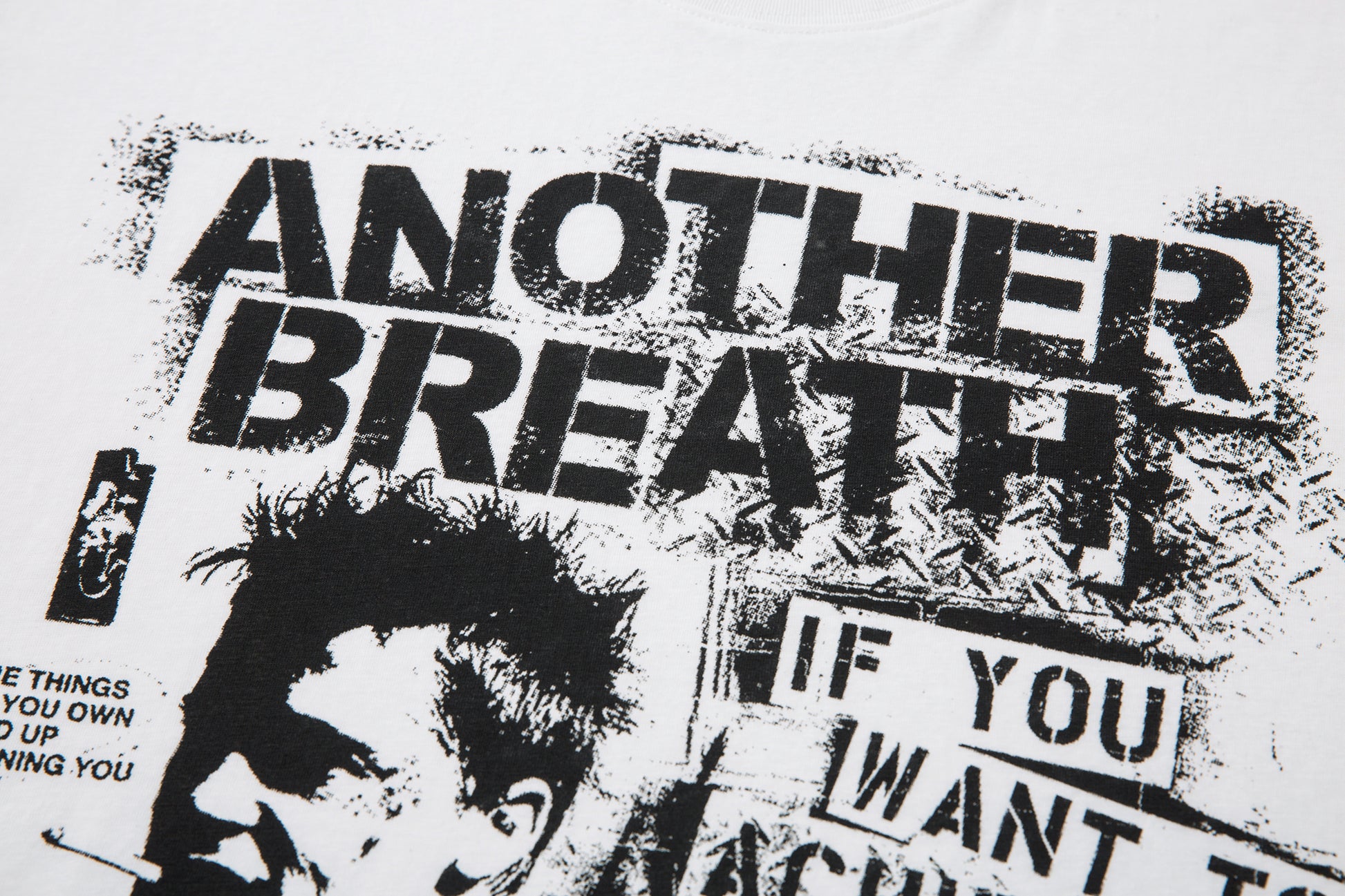 Grunge Portrait Print | Graphic Sweatshirt - Santo 