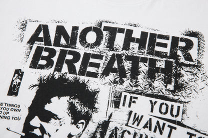 Grunge Portrait Print | Graphic Sweatshirt - Santo 