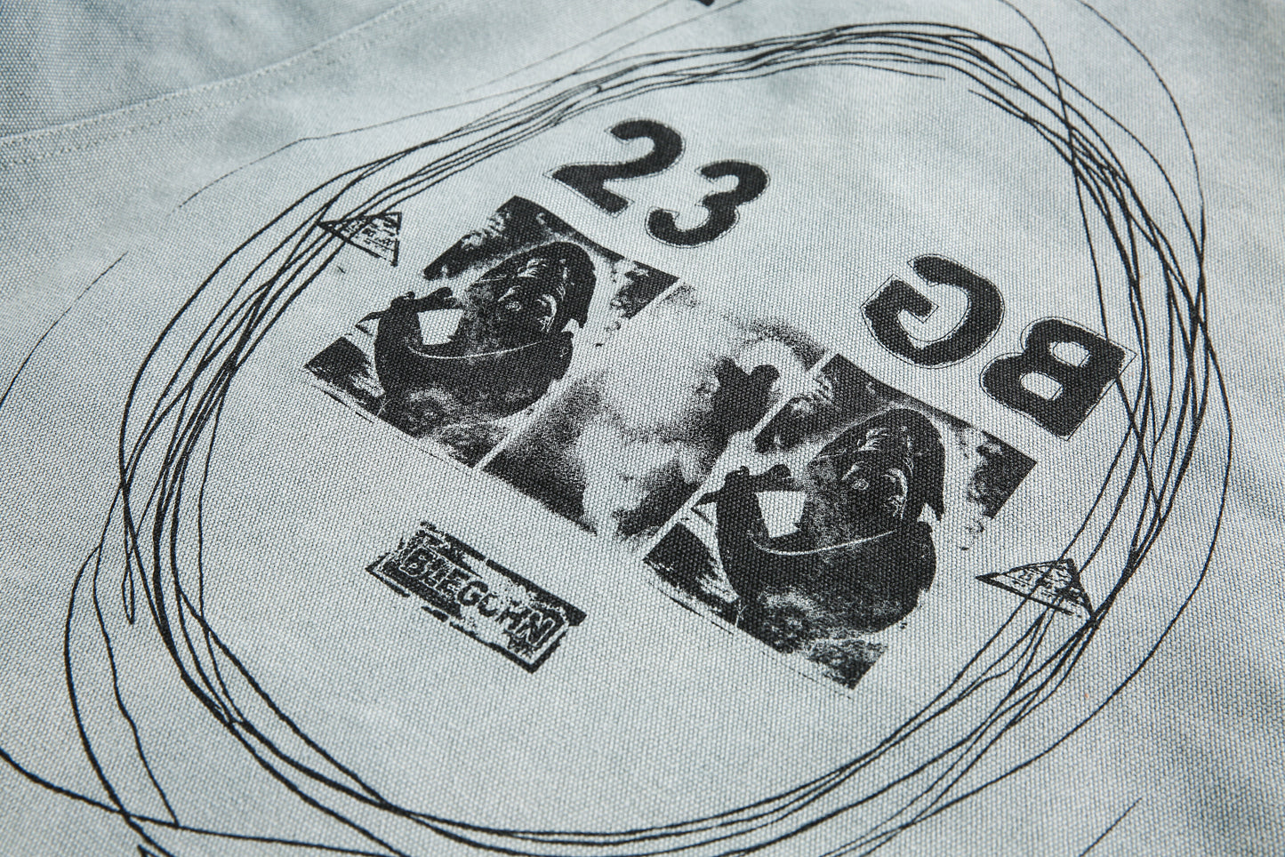 Retro Sketch Print | Detroit Jacket - Santo 