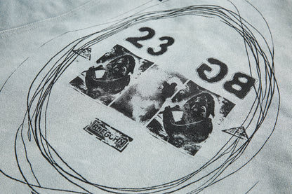 Retro Sketch Print | Detroit Jacket - Santo 