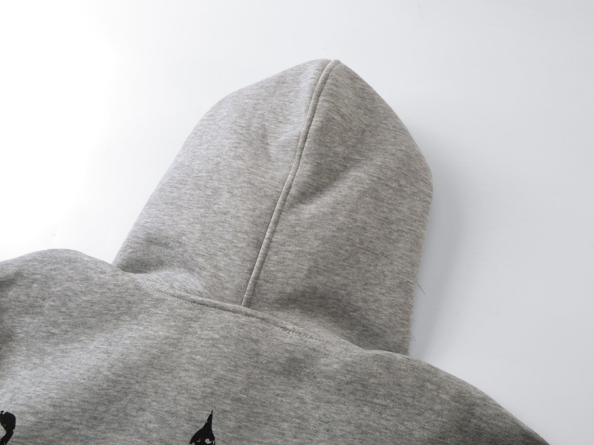 Gothic Distressed Print | Zip-Up Hoodie - Santo 