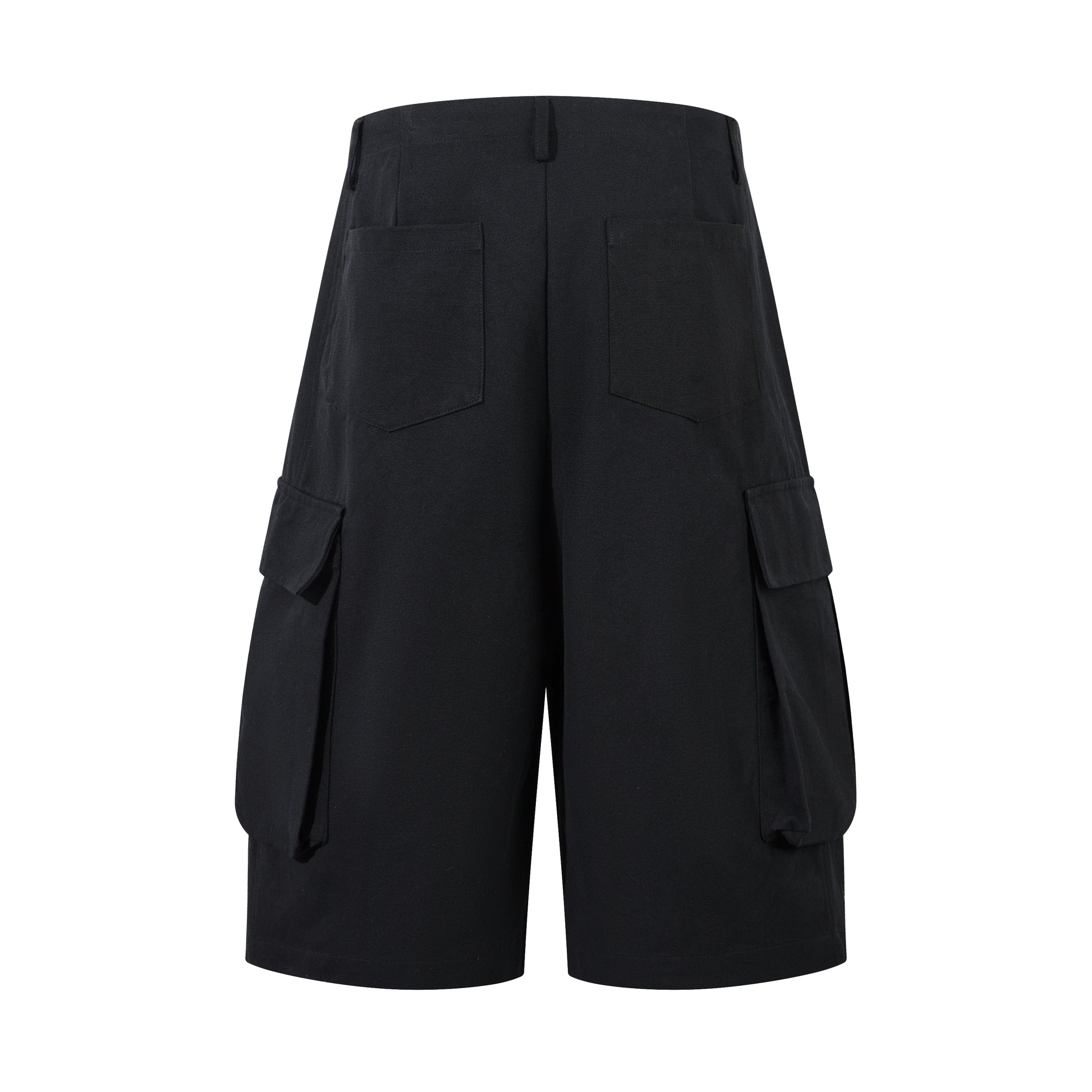 Black utility | cargo shorts - Santo 