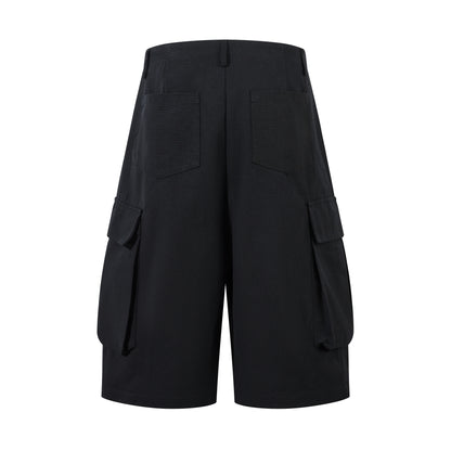 Black utility | cargo shorts - Santo 