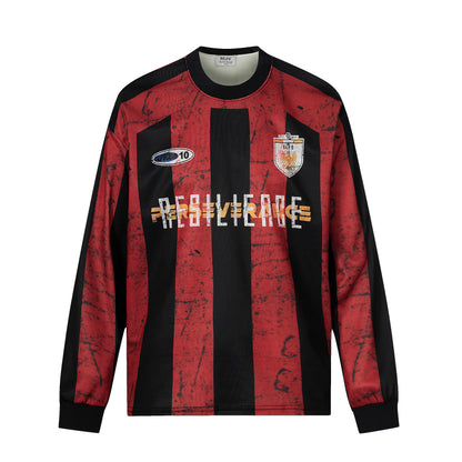 Retro Stripe Print | Athletic Sweatshirt - Santo 