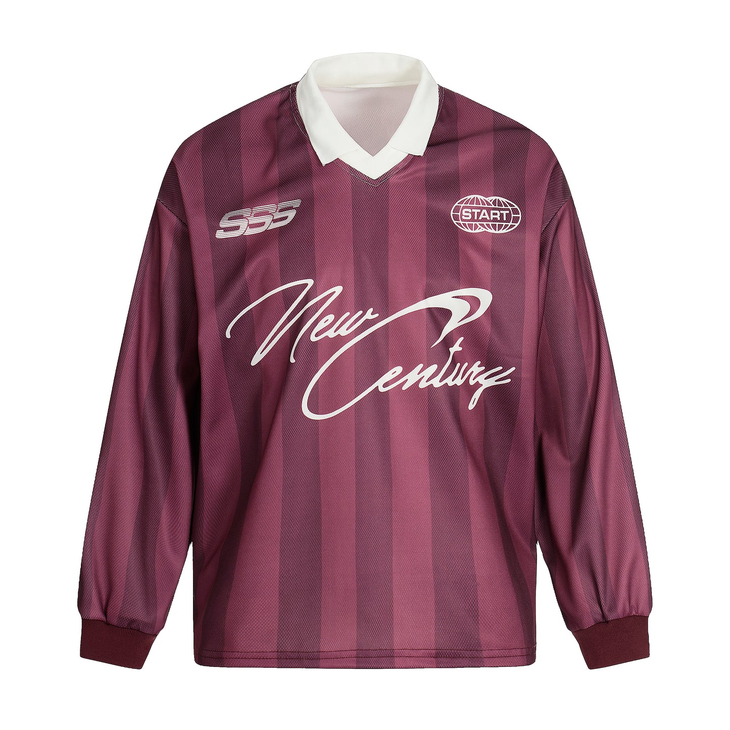 Signature Stripes Graphic | V-Neck Sweatshirt - Santo 