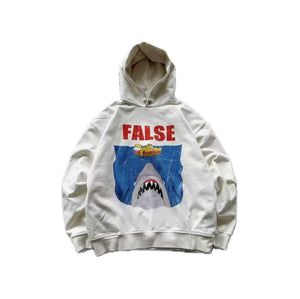 Shark Graphic | Washed Hoodie - Santo 
