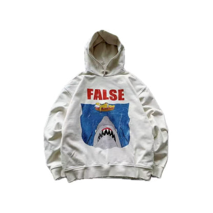 Shark Graphic | Washed Hoodie - Santo 