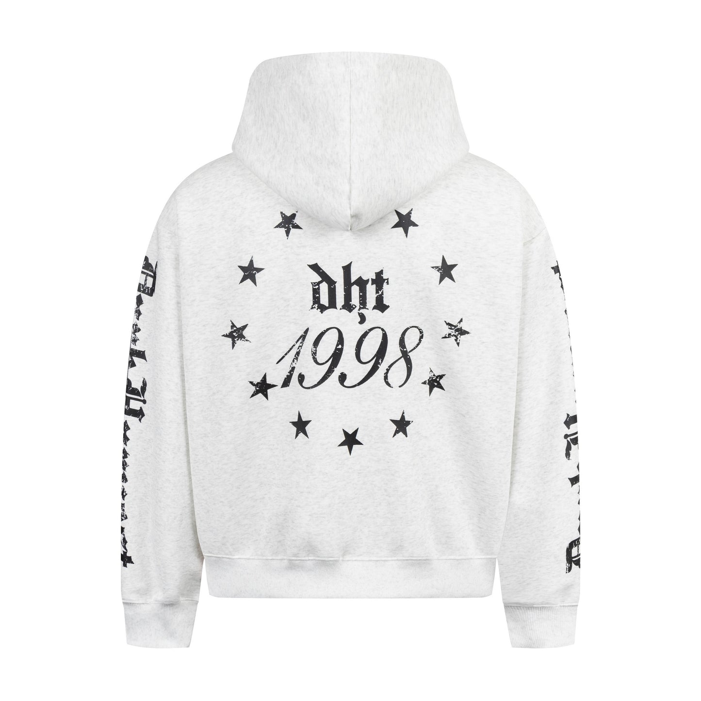 Gothic Cross Print | Zip Up Hoodie - Santo 