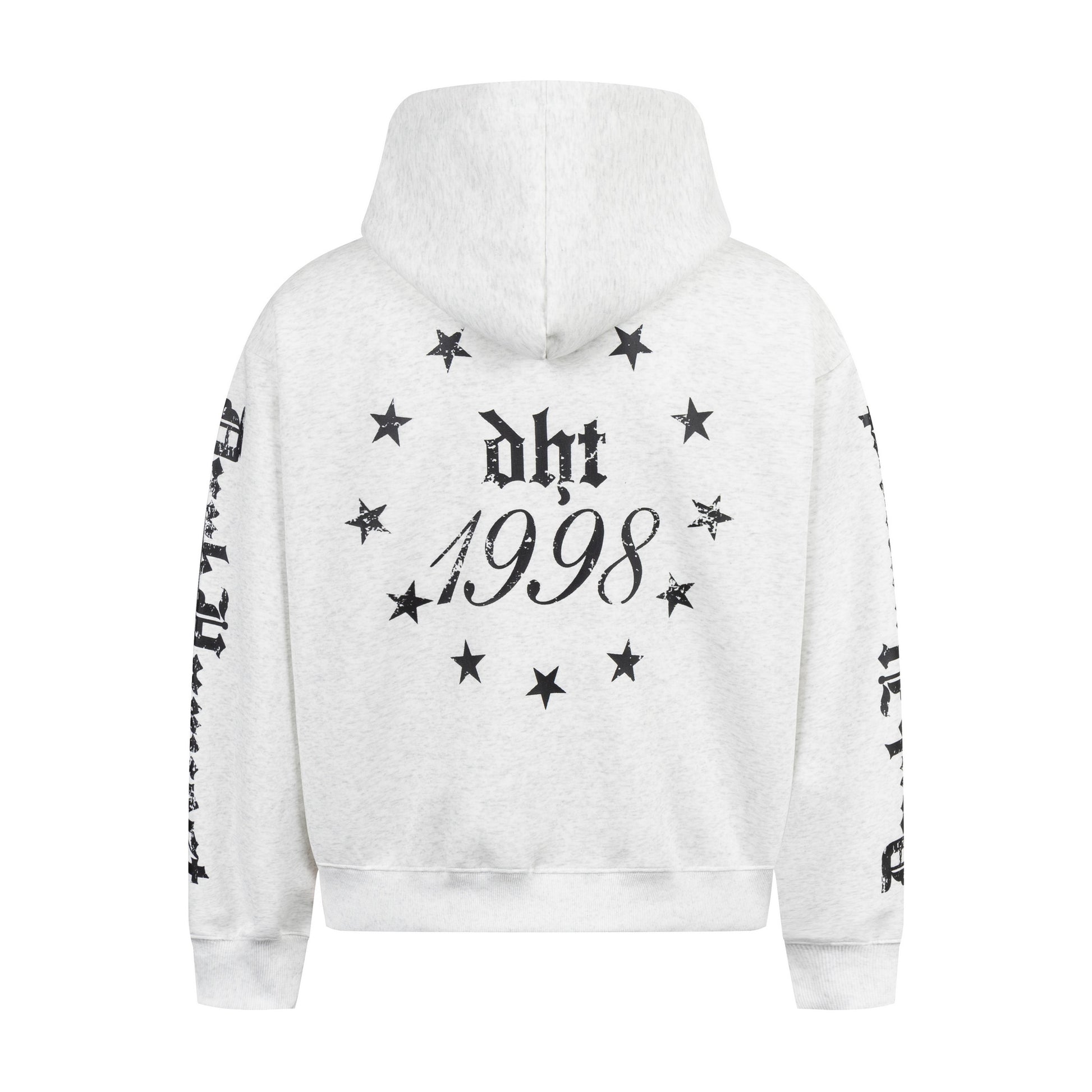 Gothic Cross Print | Zip Up Hoodie - Santo 