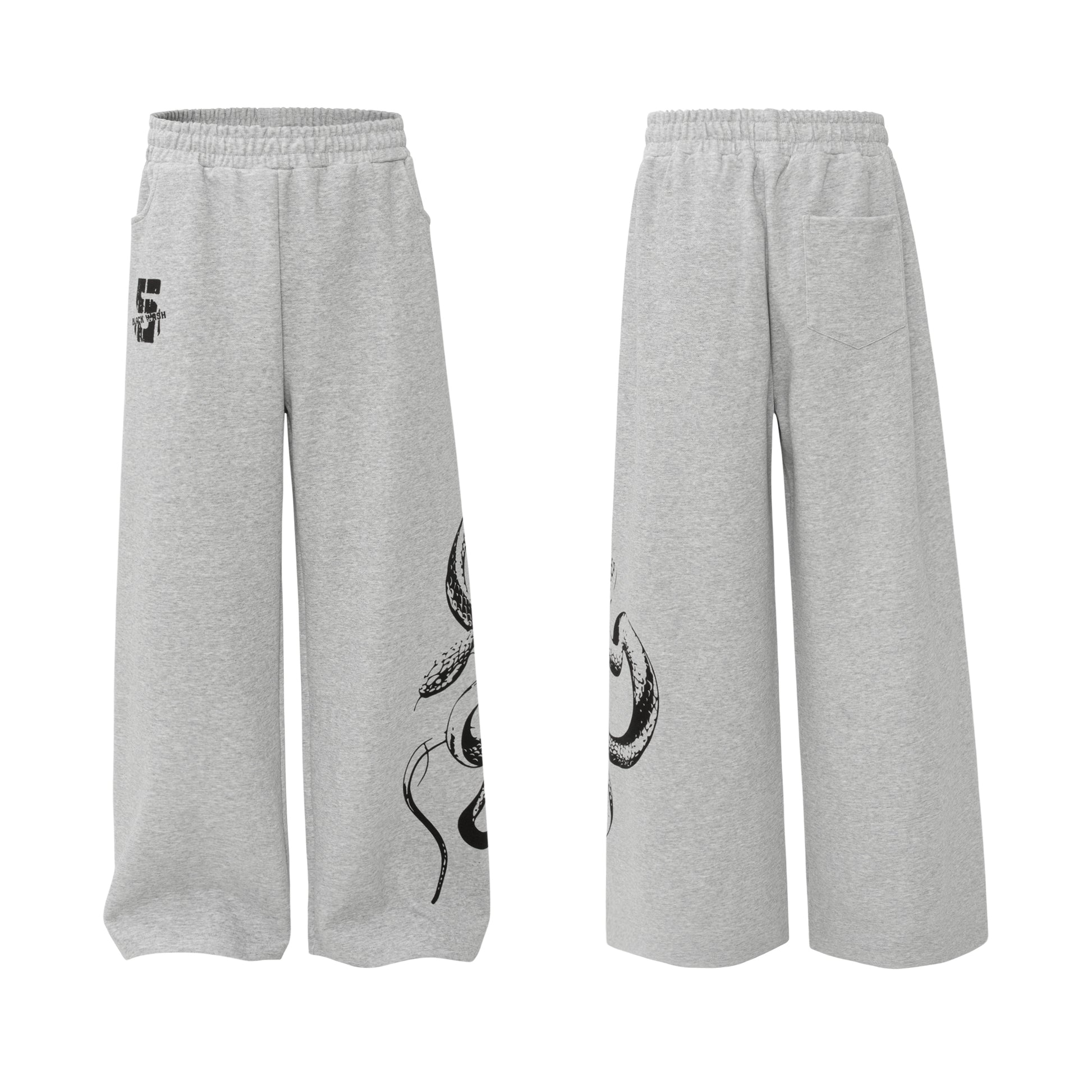 Snake Print | Baggy Sweatpants - Santo 