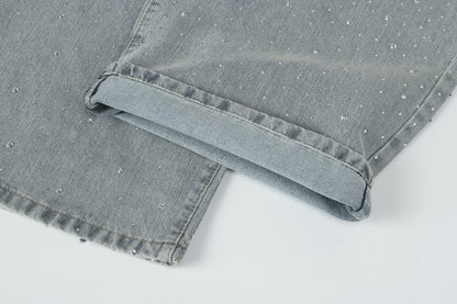 Sparkling Rhinestone | Denim jeans - Santo 